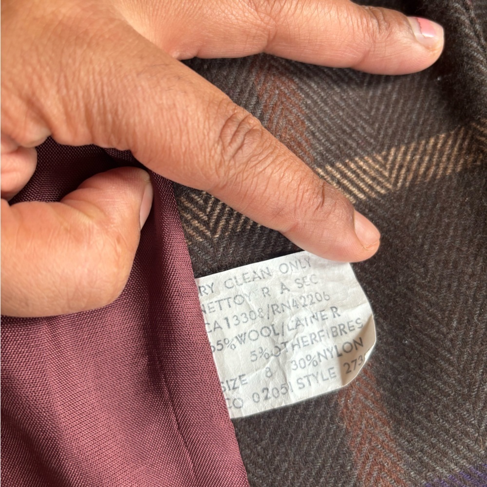 VINTAGE | made in Canada Leo Chevalier wool blazer | size medium-large - Picture 6 of 6